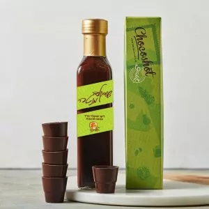Chocolate liquor and refreshing mint