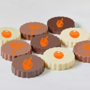 עיגולי שוקולד לחנוכה